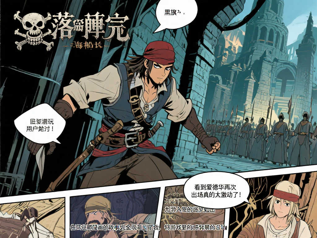 《刺客信条4:黑旗》主角现身!全新漫画《失落的寺院》B站连载启动! 《刺客信条4:黑旗》主角现身!全新漫画《失落的寺院》B站连载启动!